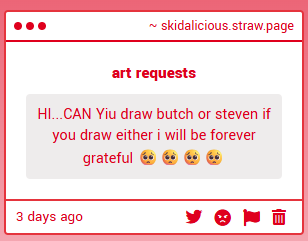 daSkidman's tweet image. steven posting 👀ill draw butch later maybe i need to draw the npcs more #mewgenics