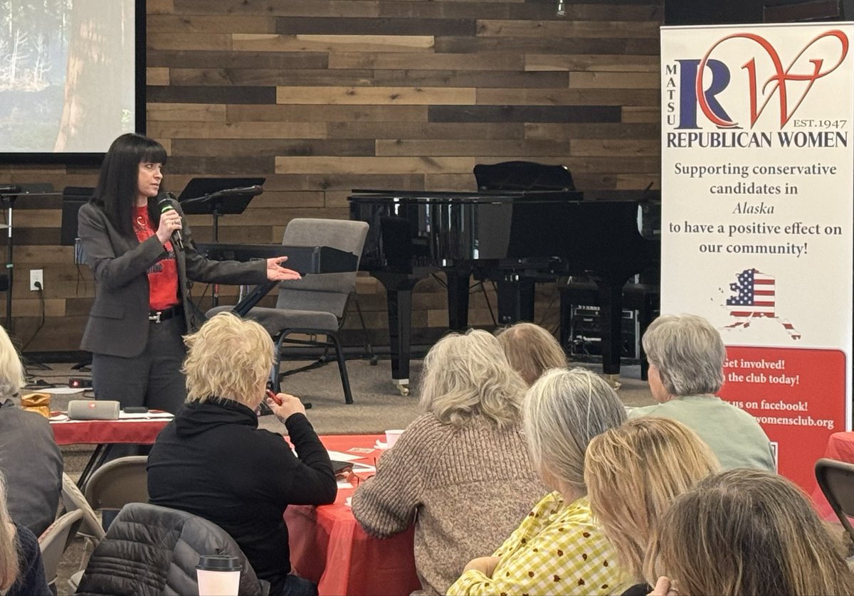 I am always happy to support and attend the <a href="/msrwc1947/">MatSuRepublicanWomensClub Est. 1947</a> monthly meetings. They are always well attended and hugely informative! Lots of elected officials attending and speaking with this involved Republican women’s club. President <a href="/KathyMcCollum7/">Kathy McCollum</a> and the rest of the board do a