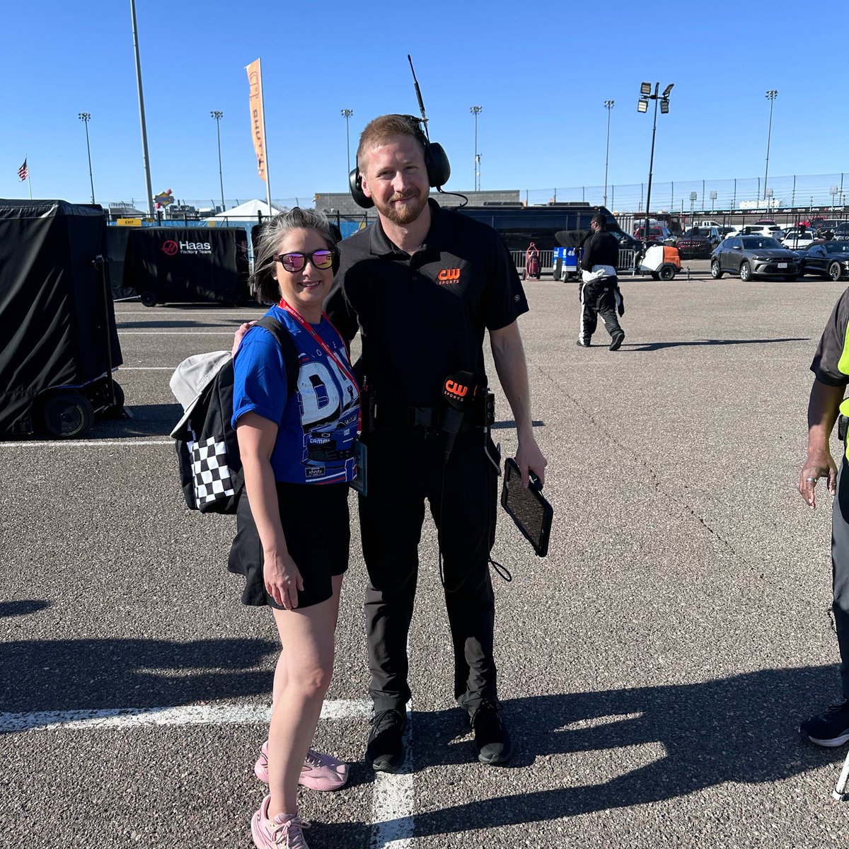 Incredible job on your call up to the <a href="/TheCW_Sports/">The CW Sports</a> booth tonight <a href="/dillon_welch/">Dillon Welch</a>! #nascar