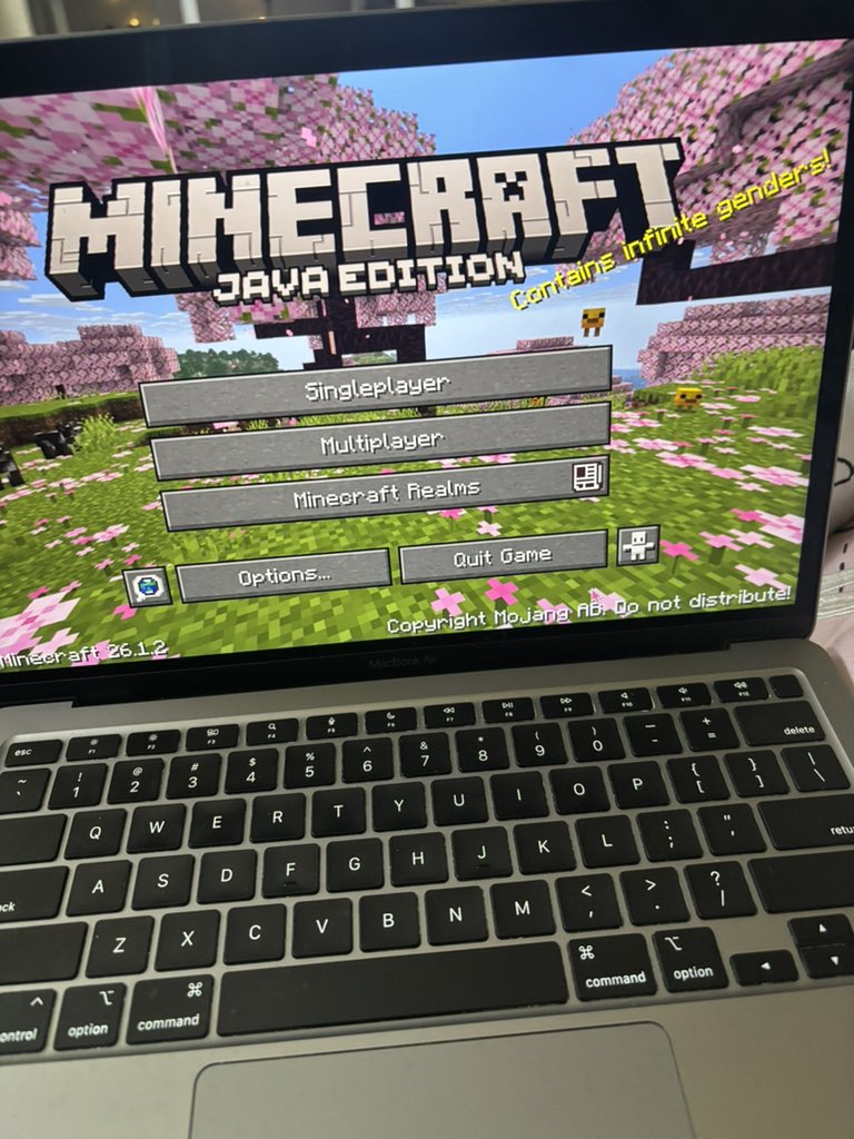 kyoruyeye's tweet photo. love when minecraft woke https://t.co/UnAlM0TjRY