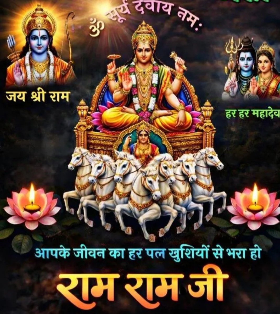 ओम सूर्य देवाय नमः 🚩
