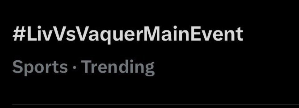 acervogioo's tweet photo. #LivVsVaquerMainEvent https://t.co/Q2iVxOYepi