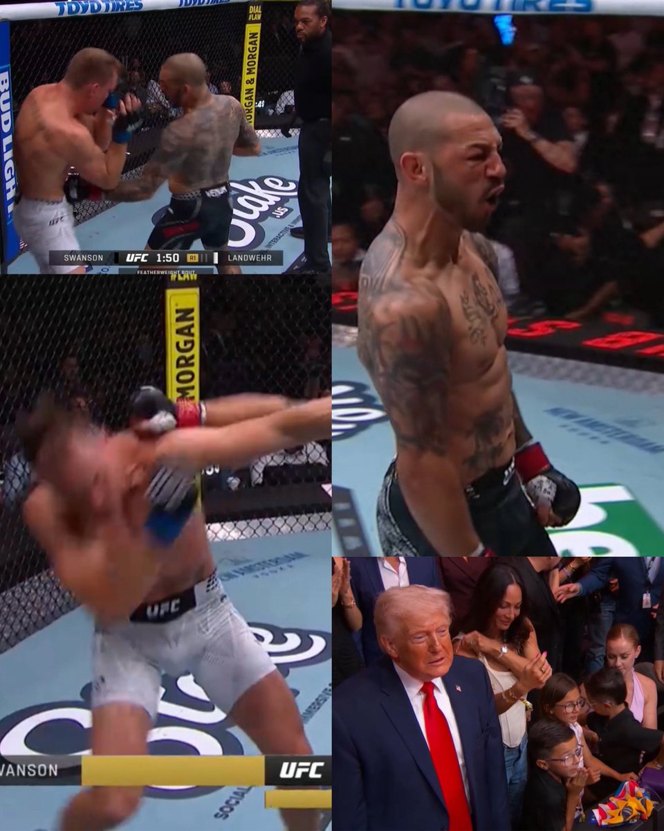 MMAUNCENSORED1's tweet image. Cub Swanson defeated Nate Landwehr via KO! #UFC327 #UFC #MMA
