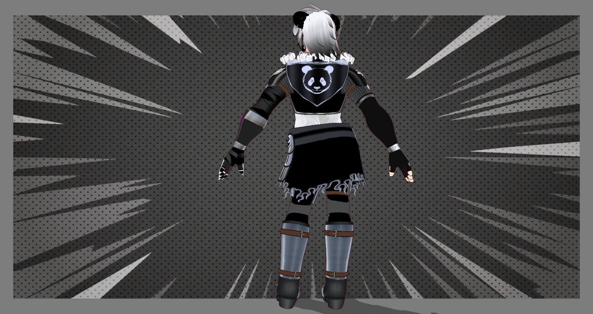 3Dork 💙🐼❤ (Vleash) ENVtuber tweet media