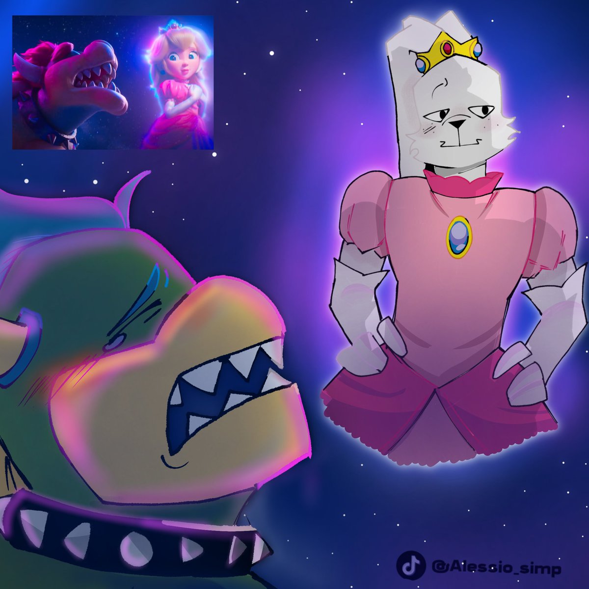 JackMiguel21067's tweet image. USAGI!!! I LOVE YOUUUUUU 
#leosagi #mariobrossmovie #tmnt2003 #bowser