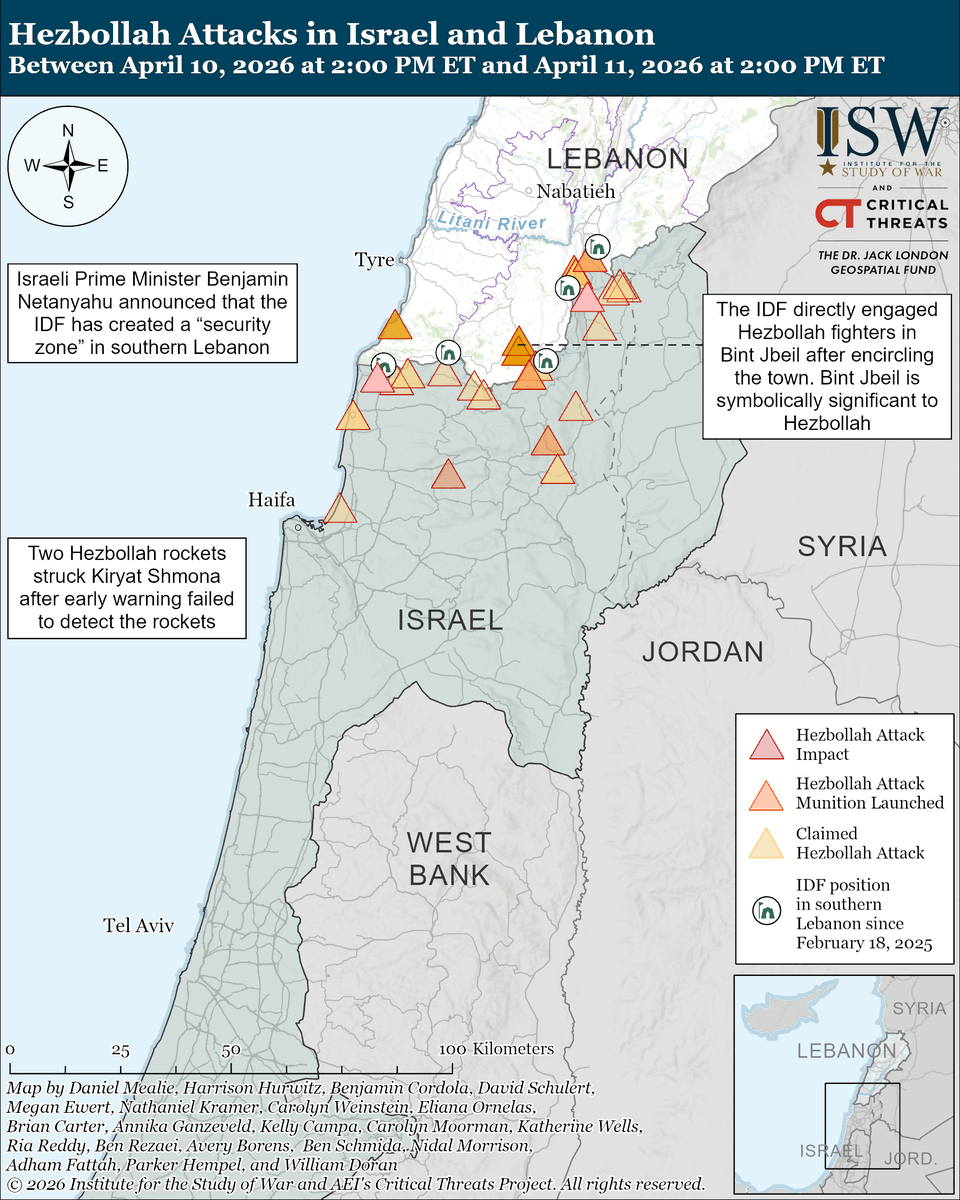 Institute for the Study of War tweet media