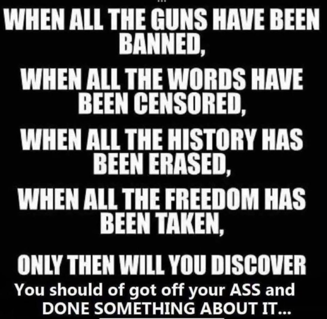 In other words end your complacency now !!
