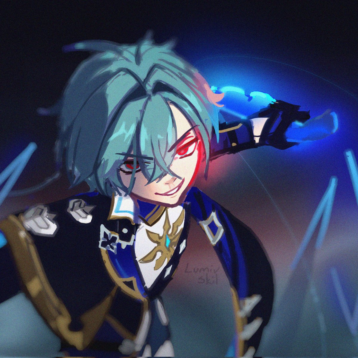 Let me cut that pretty face of yours~
#Lohen