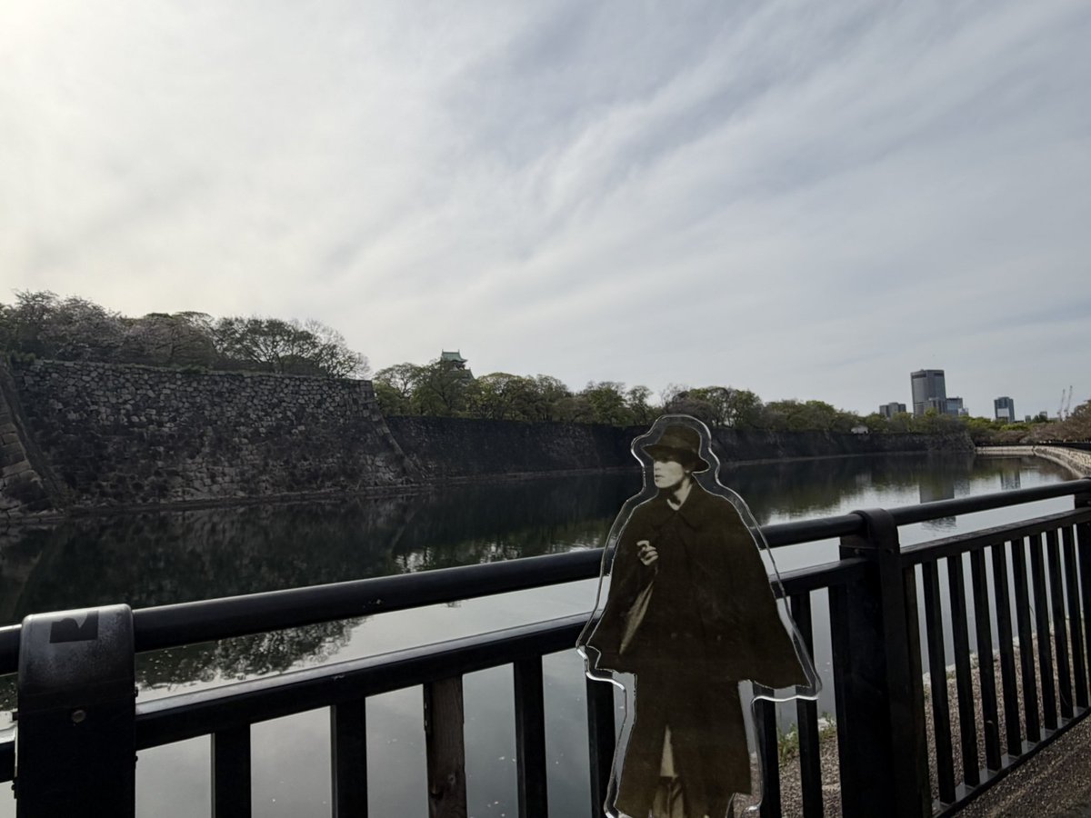 昨日よりは涼しめですか？
賑やかな大阪城公園を散歩。(つき)
 #オダサク散歩
