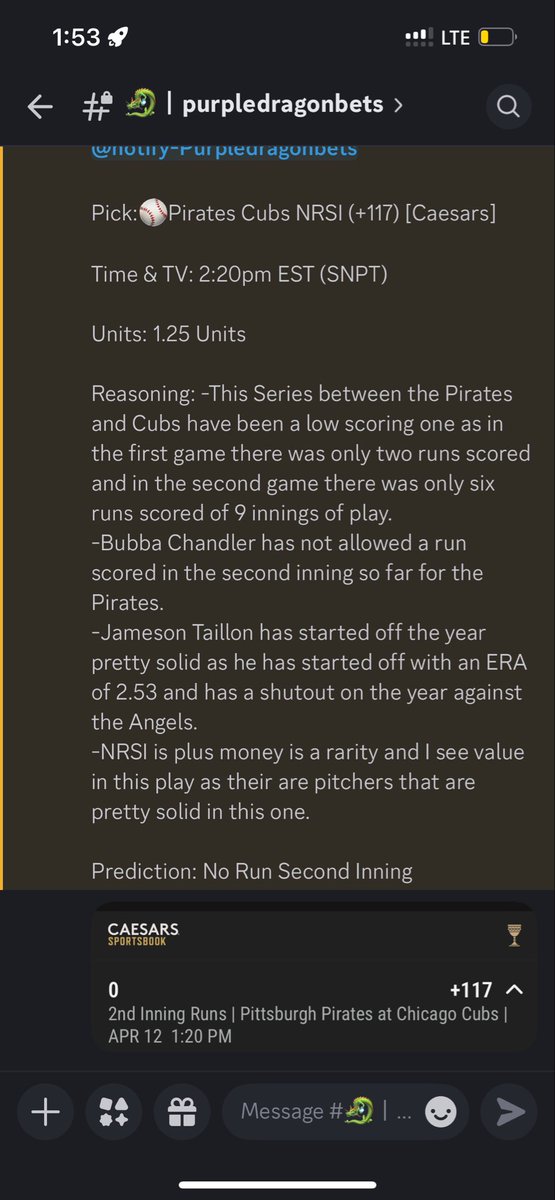 PurpleDragonBets tweet media