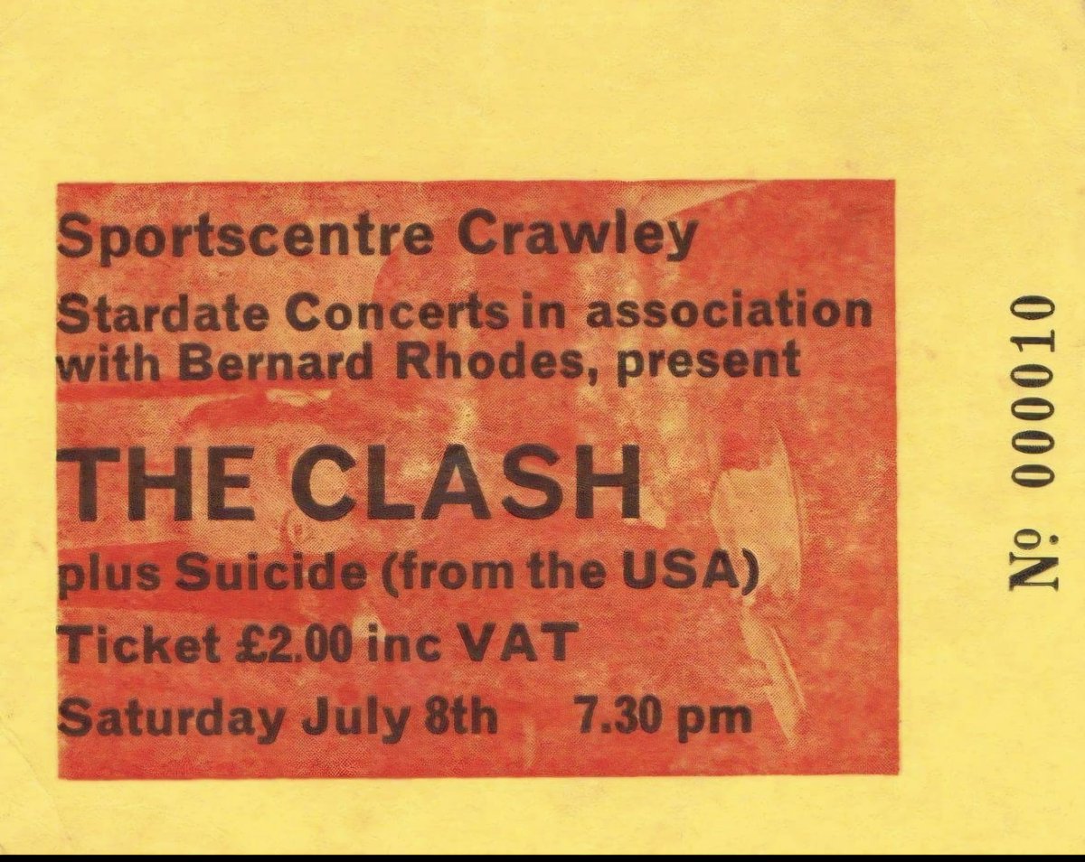 Scareball's tweet photo. @prodnose I saw them in Crawley. Suicide were excellent. There were a lot of BM/NF thugs in attendance one of whom jumped up on the stage and punched Alan Vega in the mouth. https://t.co/0p2Wj1MUp9