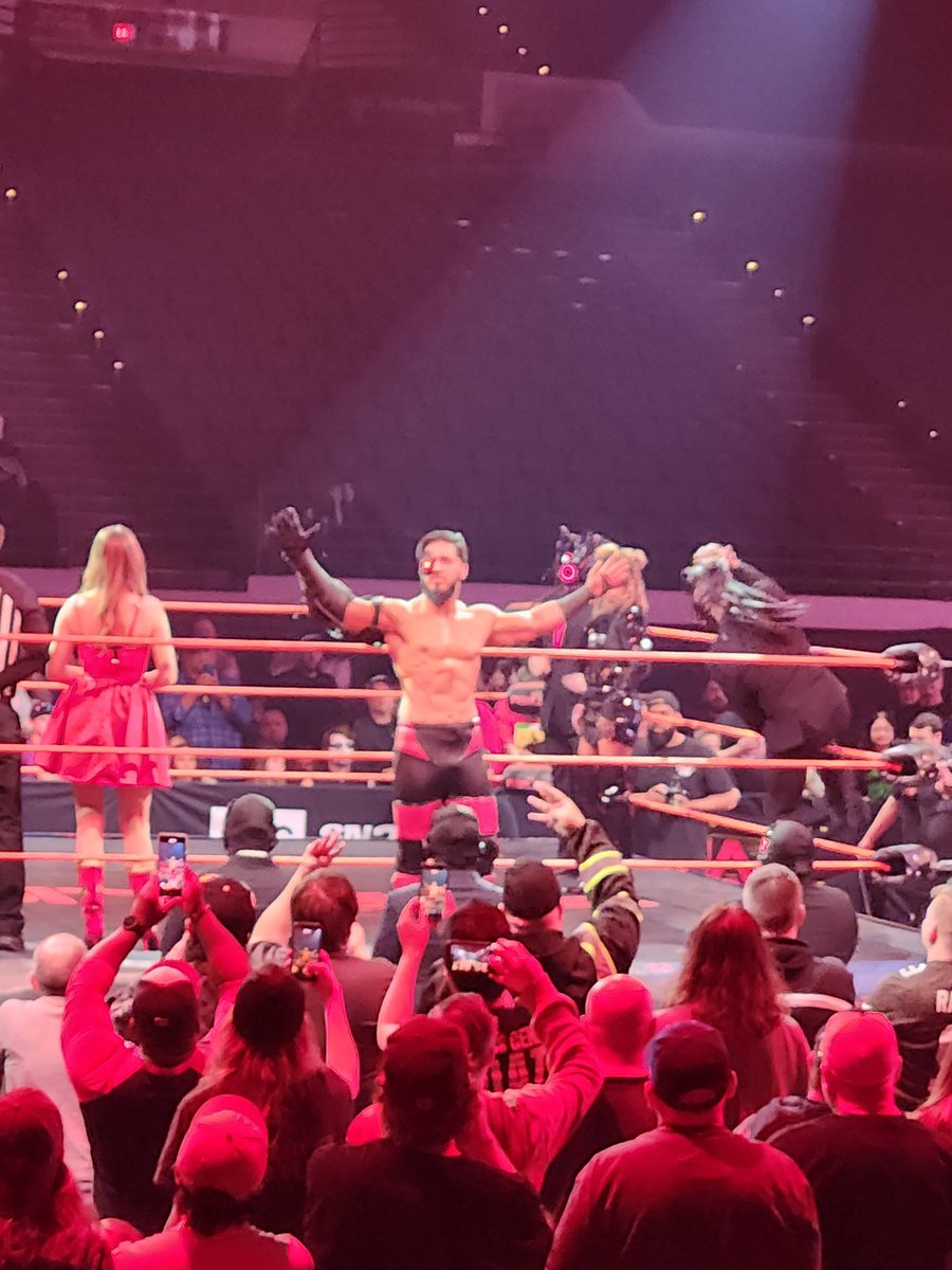 TheGmsg's tweet photo. @ThisIsTNA Also loved seeing two guys I love to watch have killer entrances and match @TheTreyMiguel &amp; @MustafaAli_X https://t.co/EsN8cSLsyK