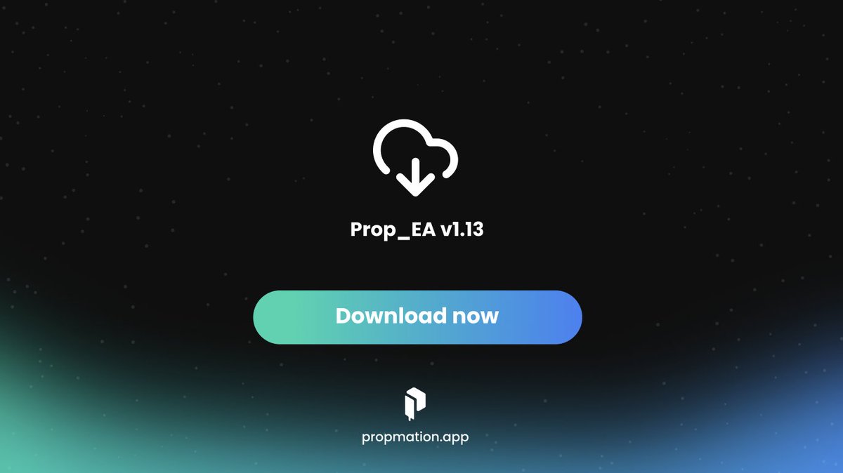 Propmation's tweet photo. GM Propmation, 

Important update for our Expert Advisor users, as we've just released a new version of our EA. 

To make sure you're on the latest version, please download the new file from the profile page of the prop website. 

Setup guide with step by step instructions here -> https://t.co/NGKD6xi0FL