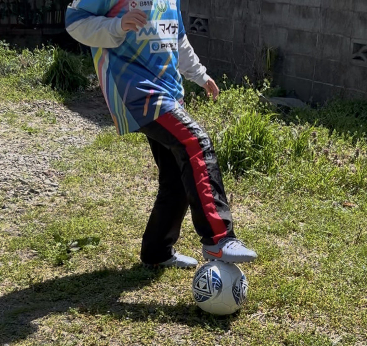 スパイク履いて初めてのパス練習！！⚽️✨️❤️‍🔥