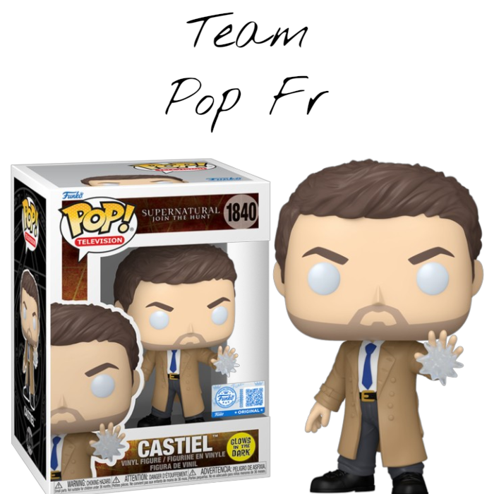TeamPopFr's tweet photo. Le célèbre ange Castiel, issu de la série culte Supernatural, revient en figurine Funko Pop dans une version exclusive Glow in the Dark disponible chez Micromania.
📍 Sur Micromania : https://t.co/veqQEf51QR
#FunkoPop #Supernatural #Castiel #GlowInTheDark #Micromania #TeamPopFr https://t.co/HL1kcEzkbP