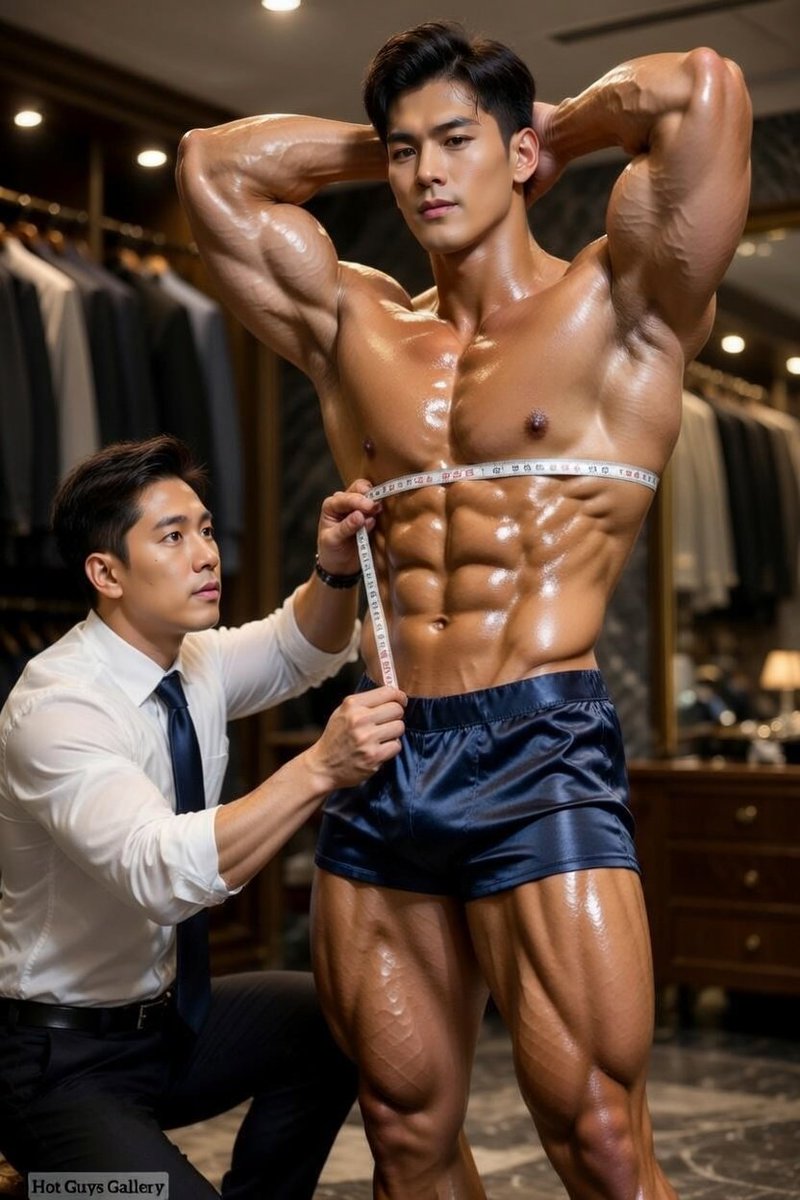 bodybuilderhug1's tweet image. #AI #AIart  #AIgay #AIillust  #AIイラスト  #体育会系 #ボディービルダー #メンズモデル #AI画像 #Gay #イケメン  
#587 テーラーとの情事