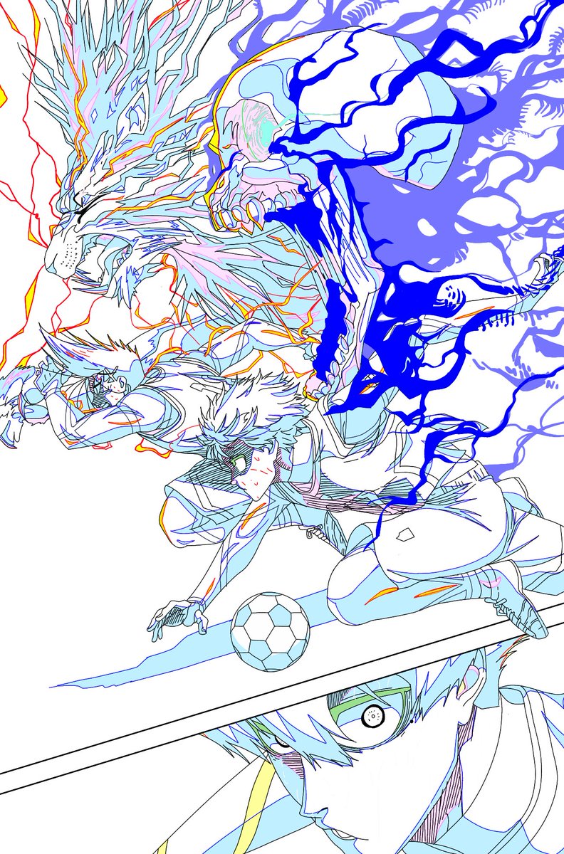 darkchorizonpl's tweet image. #colored #artskills #arts #fullcolor #ibispaintx #mangacoloring #coloring #anime #manga #bluelock