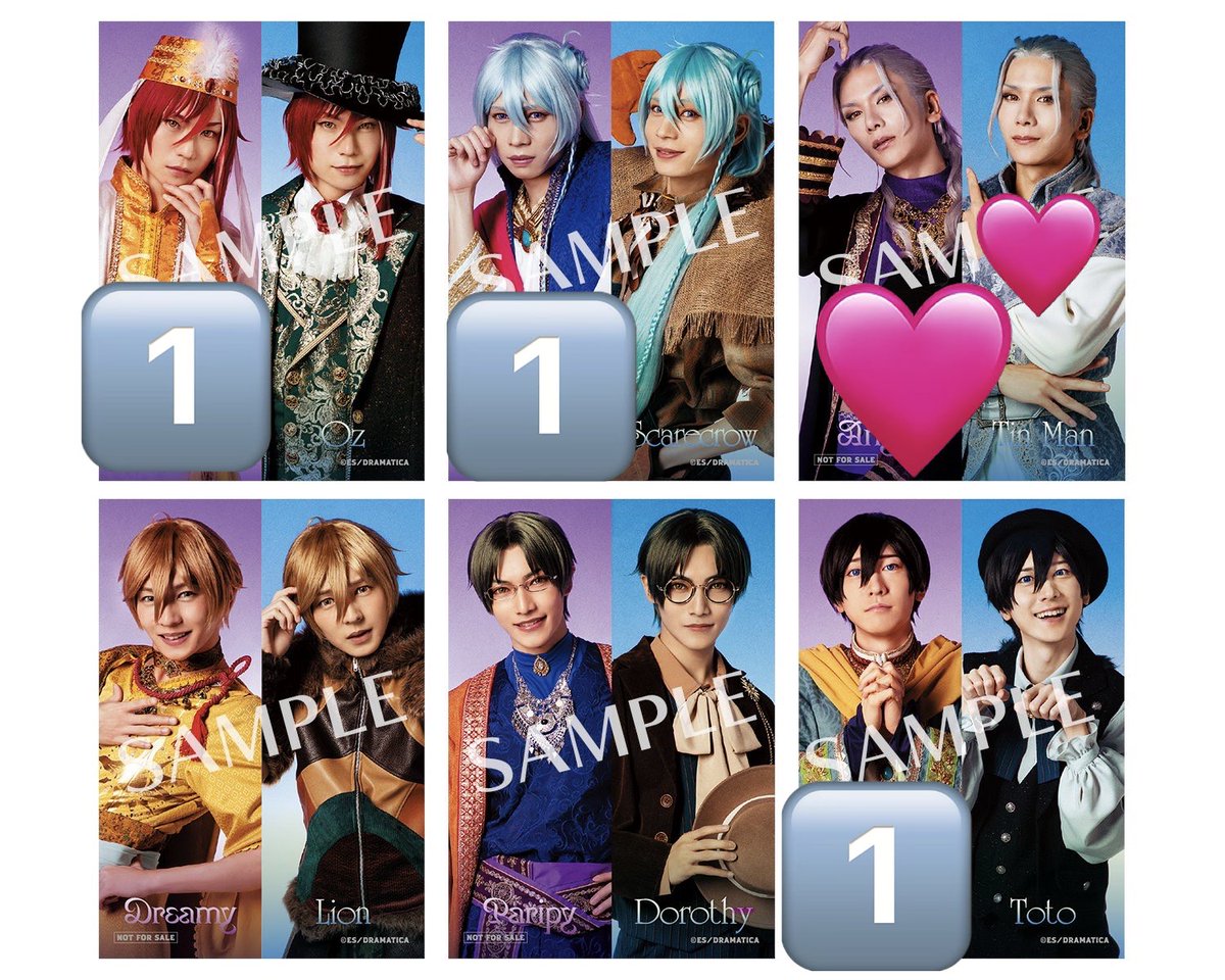 lagmayu_16's tweet photo. 【交換】
劇団ドラマティカ  来場者特典 キャラクターカード キャラカード

[譲]
北斗(ツッコミー&amp;トト)
渉(ネガティ&amp;かかし)
夏目(アラジン&amp;オズ)

[求]
凪砂(アングリー&amp;ブリキ)

4/12会場にて手渡し
もしくは郵送でのお取引希望。

検索からも、お気軽にお声掛け下さい。 https://t.co/UNu1o9UU4s