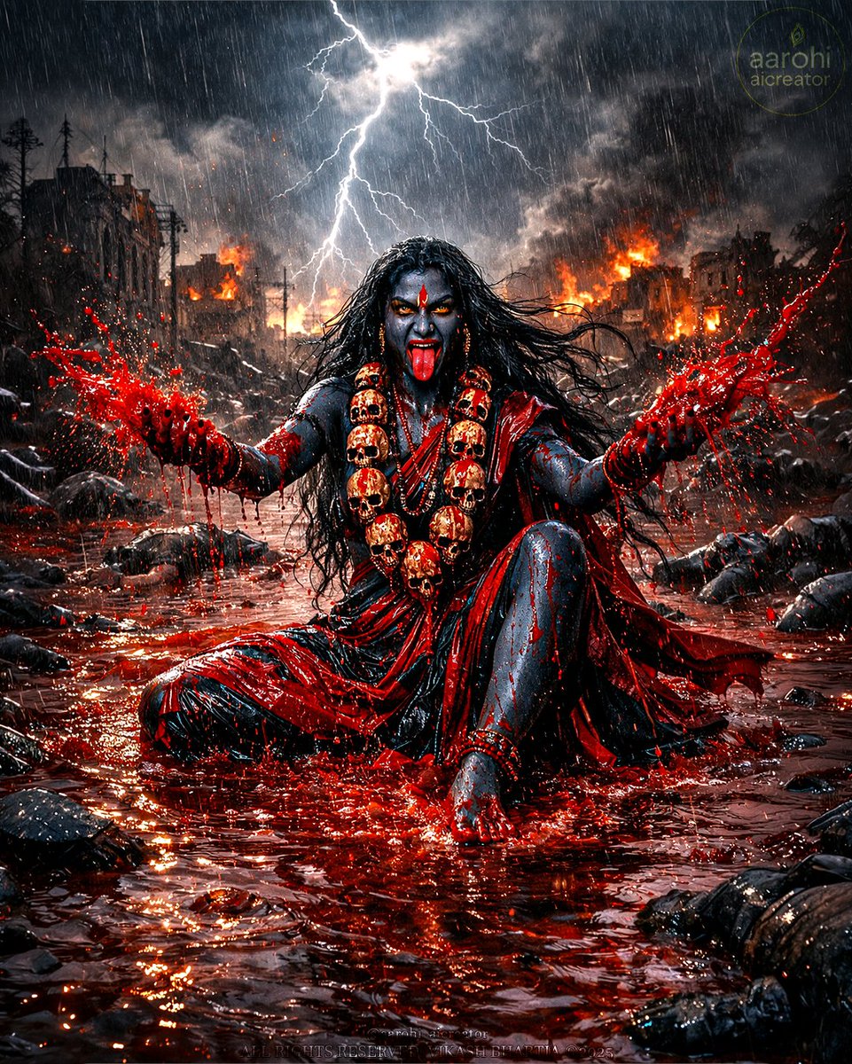 AarohiCreator's tweet image. When darkness grows too powerful,
Mahakali rises.
#mahakali
#maakali