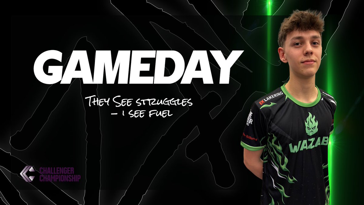 WAZABIGG's tweet image. BIG GAME - BIG DAY!

🇩🇰 A proper danish derby 🇩🇰
Upper bracket finals vs. @Aabesportelite 
Winner goes to the Grand Final in PCC#4

Ohh yes, this will be spicy!🔥
Game starts at 13:00. DONT miss it!

📺 Steam links in comments
#StruggleFuel #WAZABI #PCC