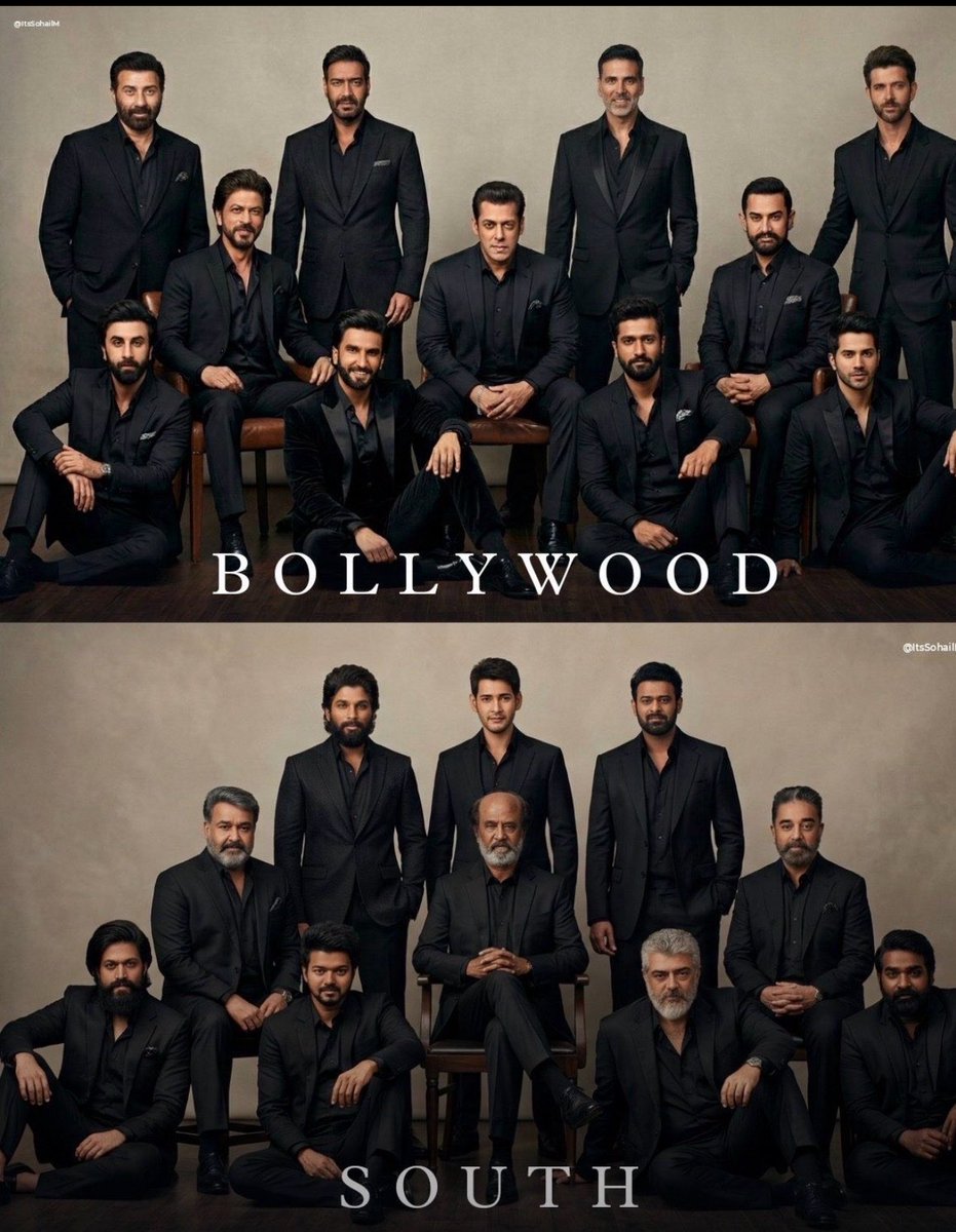 Bollywood actually mogged South here that too without Bachchan who alone is enough🔥