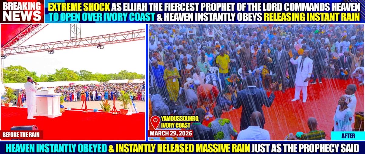 charity_ngila's tweet photo. The End Time Prophet is walking the earth now.
Take a look!!

#MajesticVisitation https://t.co/oVtjksQmlw