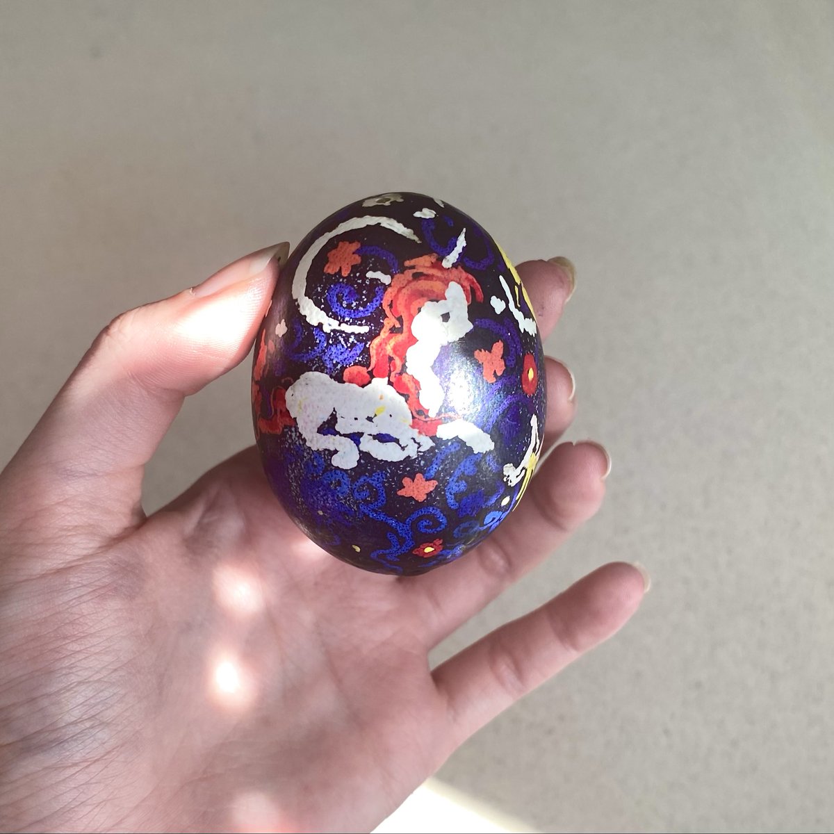 З Великоднем, моя перша авторська писанка
#украрт