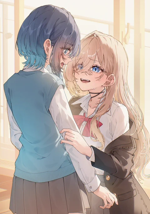 --イビツな四角関係、ついに決着-- 彼女のカノジョと不純な初恋3が4月10日に発売されました 見かけた際にはお手に取っていただけると嬉しいです
