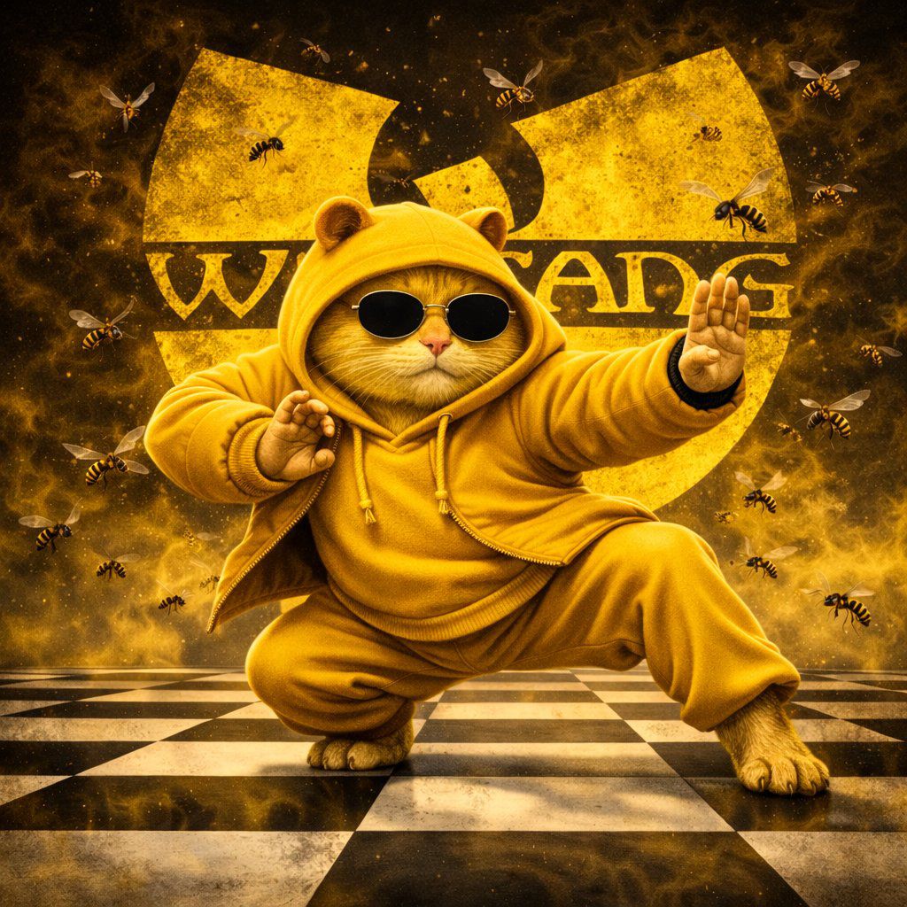 EternalPokemon_'s tweet photo. Wutang!!! Gangs of @Yellowcatz_ 
$YC 📊📈📉
You're  yellow or not https://t.co/TwStSuKACO