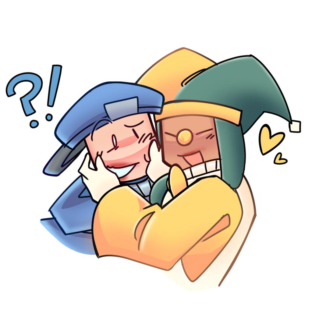 first time drawing BananaTaunt, kinda nervous
(dont look into Banana and Taunts designs, I came up with it at the spot.) 
#dieofdeath