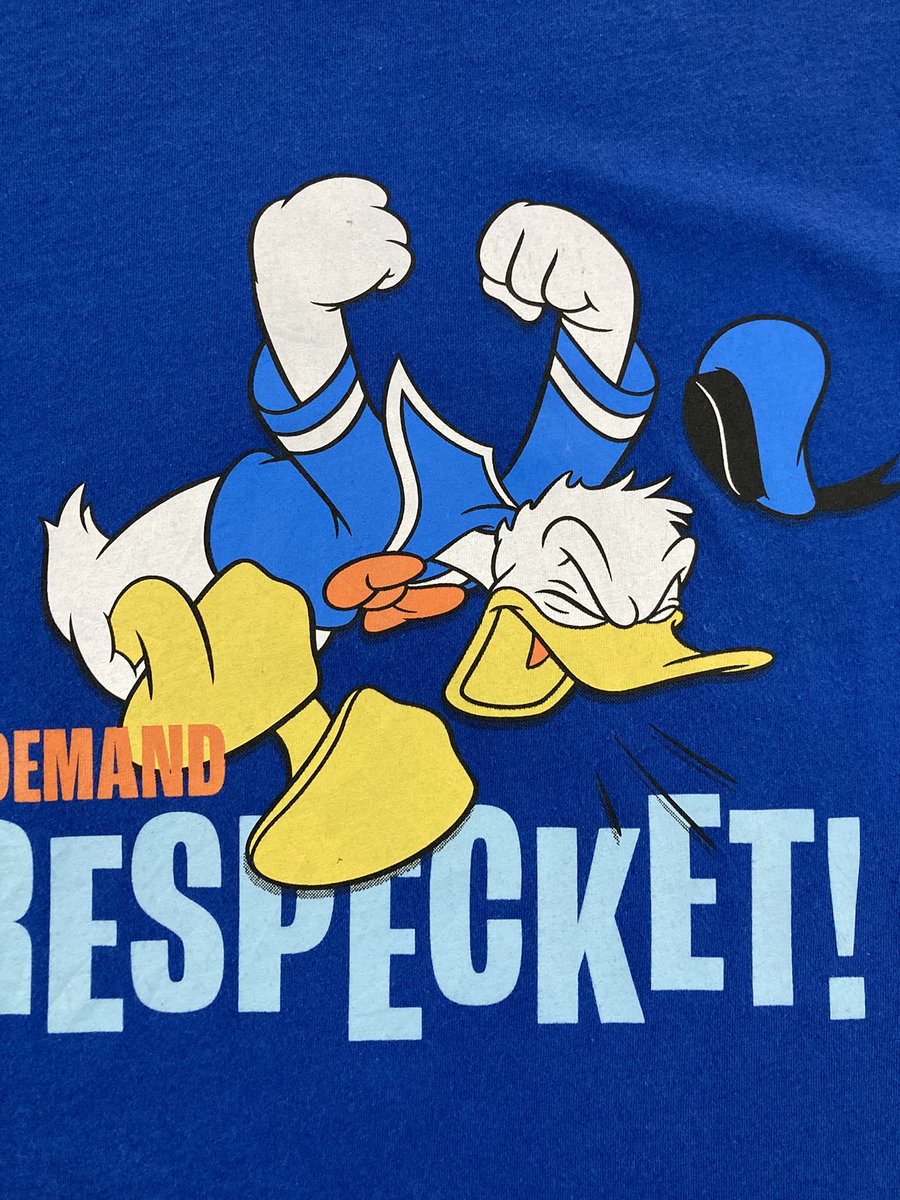 PlyrYMoEBdBTU8B's tweet image. なんでッ そぉぉぉ〜なるのッ！！

#古着 #tシャツ #ディズニー #ドナルドダック