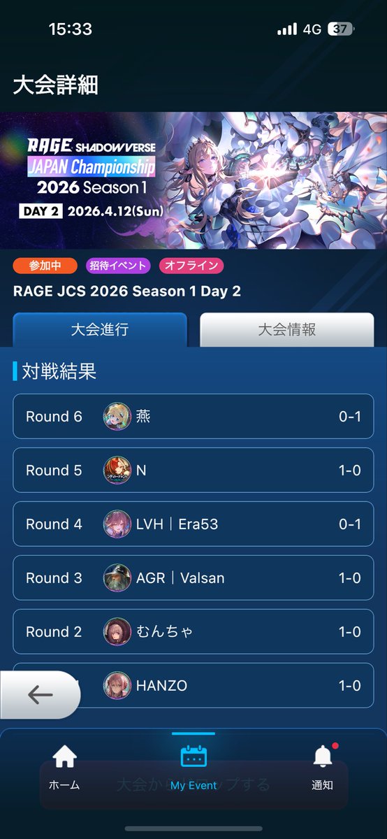 Forza_toshi's tweet photo. Day2
4-2敗退
1回Eraに負け、もう1回はマリガンがっつり寄せてたらあったかもぐらいで悔いはない
魔手クレビありがとう https://t.co/I9oOQfRQUb