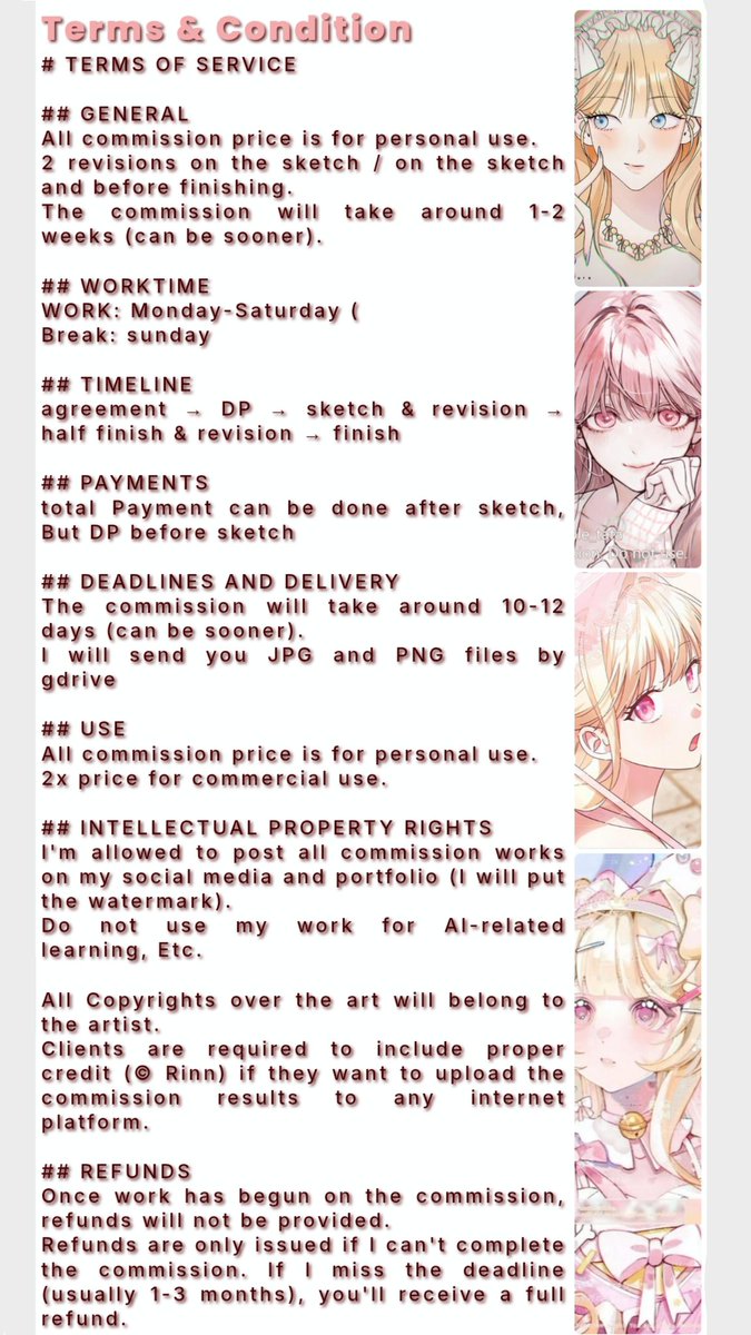 KariayamknowW's tweet photo. COMMISION OPEN! ⭐
For Local Indonesian Only🤍
please help RT, thank you:)))
Bantu RT ya teman2, makasihh, semoga di lancarkan rezekinya, pahala nya, dan sehat selalu
#zonauangㅤ #Commision #commisopen #art #commisison #indonesia https://t.co/j9HnlA3WI1
