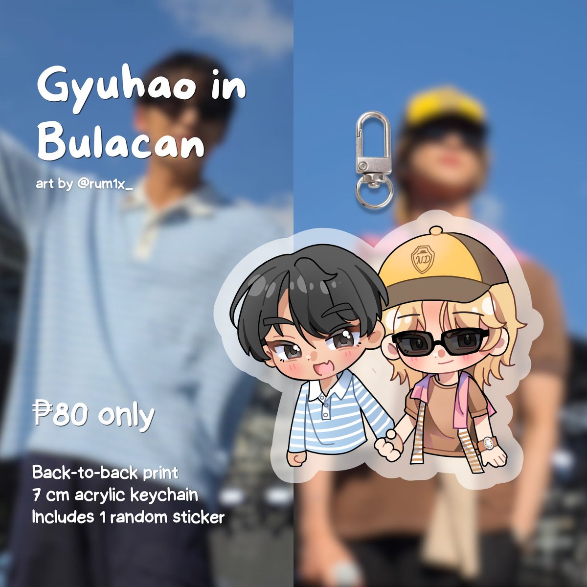 wts lfb ph 

gyuhao in bulacan keychain (pre-order) 
more details in the form

order form: forms.gle/mAjMaj4EVwezmw…

t. wts lfb ph seventeen gyuhao mingyu minghao anik anik keychain