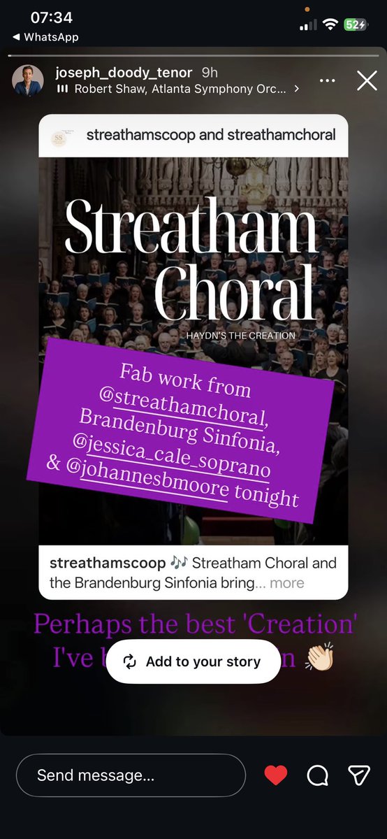 Streatham Choral tweet media