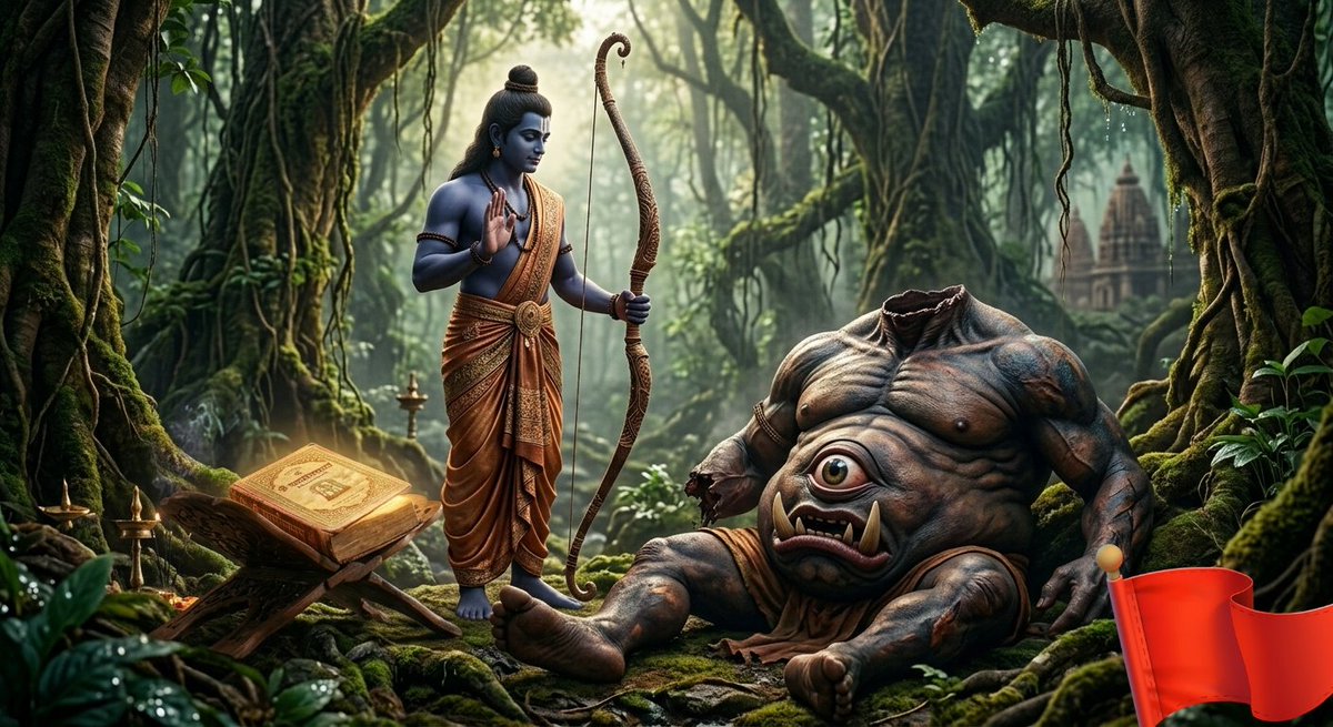 3/
यह चौपाई अरण्यकाण्ड की है। संदर्भ समझिए: भगवान श्री राम ने 'कबंध' राक्षस का उद्धार किया। कबंध एक गंधर्व था, जो अहंकार में ऋषियों का अपमान करने के कारण राक्षस बना था। यह सीख एक अहंकारी राक्षस को दी गई थी, किसी जाति को नहीं।
#Ramayan #TulsiDas #MythologyFact