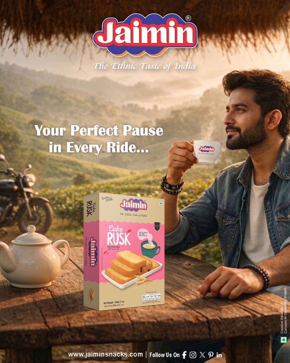 JaiminSnacks's tweet photo. Jaimin Cake Rusk— crispy bites that make every break better. 
#SnackBreak #JaiminSnacks 
#TheEthnicTasteOfIndia #MunchingMood https://t.co/pQTCAkUvWR