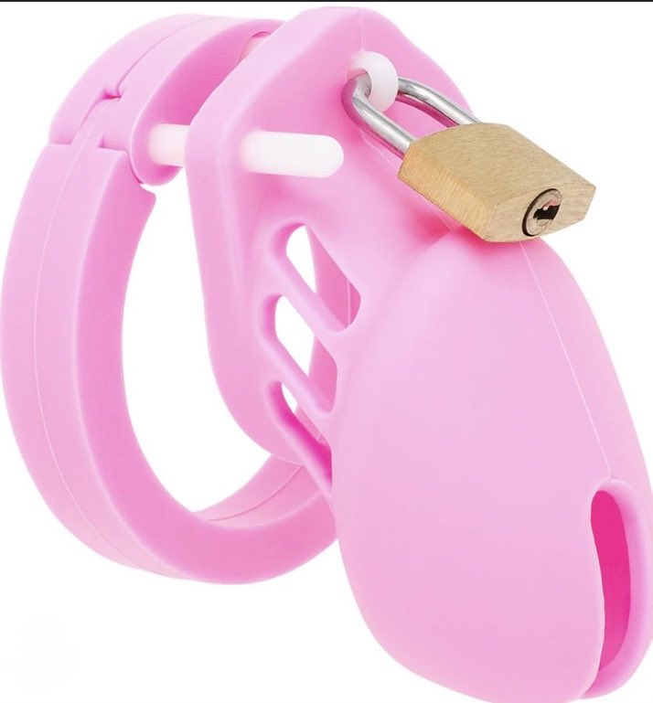 feminization001's tweet photo. 🔒 all men should be wearing these and if you wanna  start to wear chastity  cage Dm me 
📥https://t.co/s3kWgQGI8U https://t.co/X2Y63sblXP