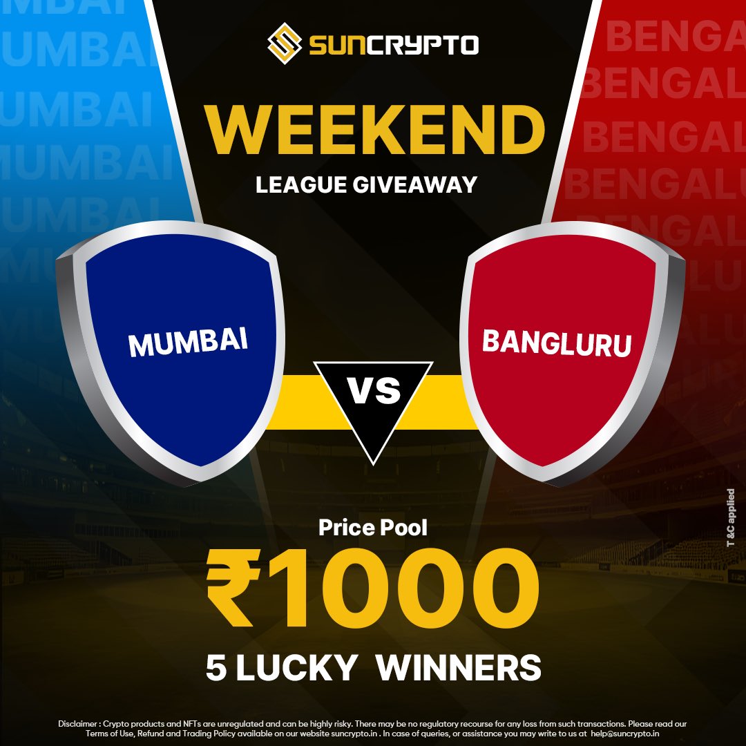 🏏 𝗪𝗲𝗲𝗸𝗲𝗻𝗱 𝐆𝐢𝐯𝐞𝐚𝐰𝐚𝐲 𝐂𝐨𝐧𝐭𝐞𝐬𝐭 𝐀𝐥𝐞𝐫𝐭 !
Only true cricket fans can answer this 👇

 𝐖𝐡𝐨 𝐰𝐢𝐥𝐥 𝐛𝐞 𝐭𝐨𝐝𝐚𝐲’𝐬 𝐌𝐚𝐧 𝐨𝐟 𝐭𝐡𝐞 𝐌𝐚𝐭𝐜𝐡
No guesses. Only real fans get this right.

🎁 Prize Pool: ₹1000
 🏆 Top 5 Lucky Winners
 Note: The prize
