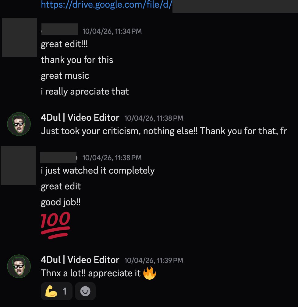 4Dul69 | Video Editor tweet media