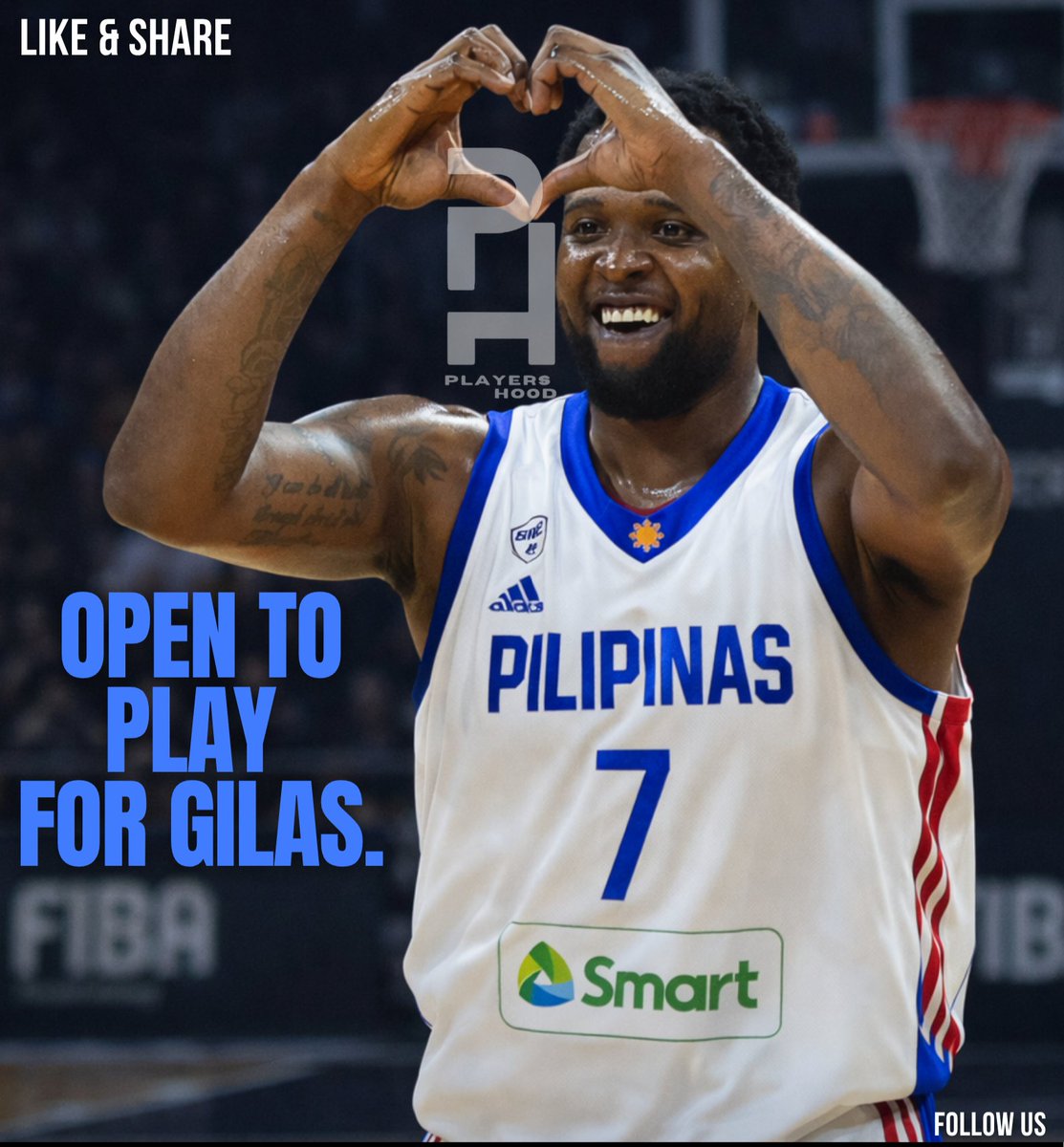Jaylen Johnson is open to play for Gilas

"If God wills it and the opportunity presents itself for sure (will play for Gilas). - Jaylen Johnson 
#Gilas #FIBA 

Versatile player ✅️
Can score ✅️
Can defend ✅️
Can fight ✅️✅️ (in case may rumble uli)
Can dance ✅️