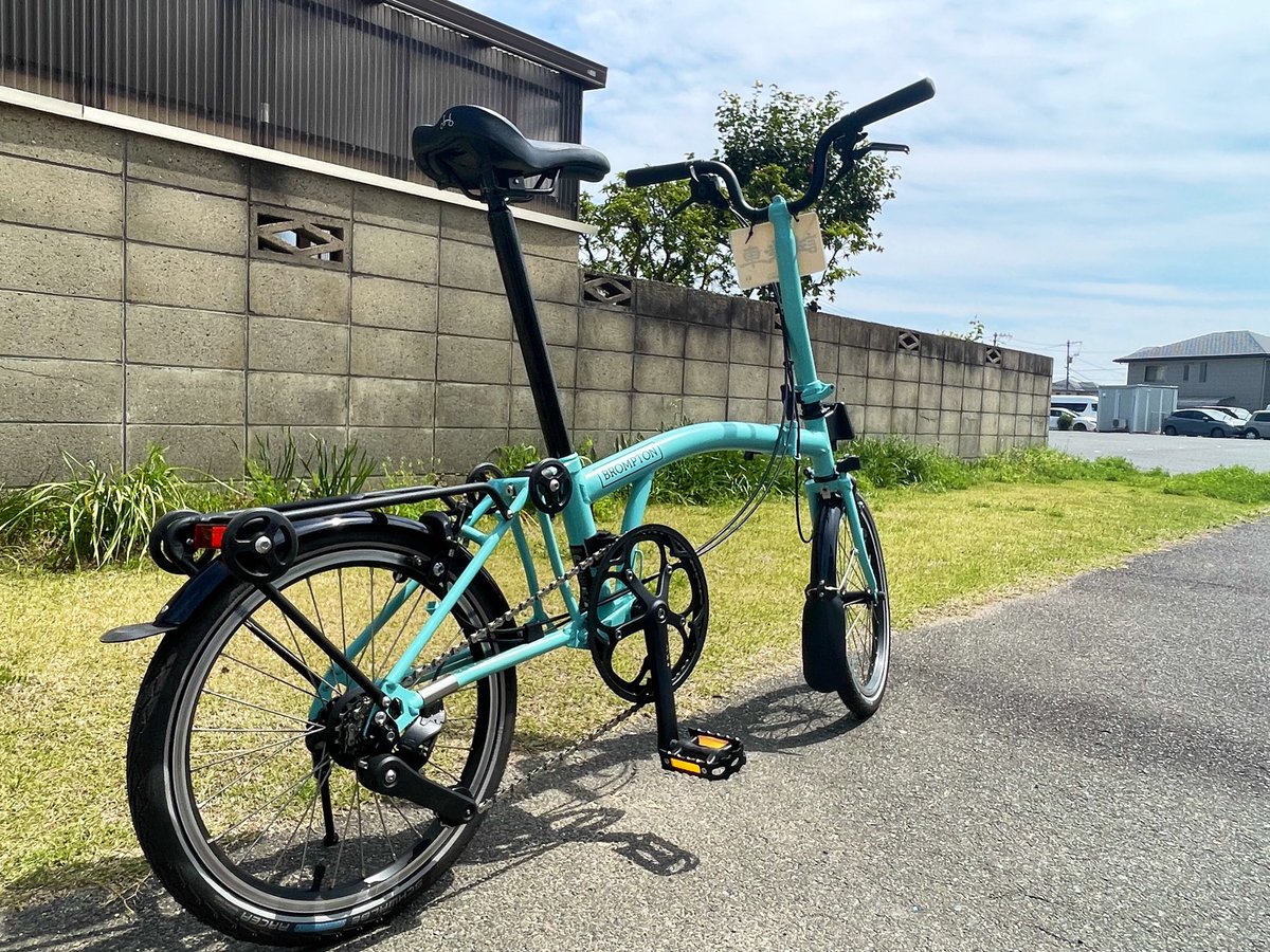 yzk_cycle's tweet image. 最近、毎週末何かしらの体調不良🤧

ようやく調子も戻ってきたので、ミニベロ試乗会へ🚲

これほど乗り比べられる機会は貴重なので、楽しかったです✨

#ミニベロ
#BROMPTON
#birdy