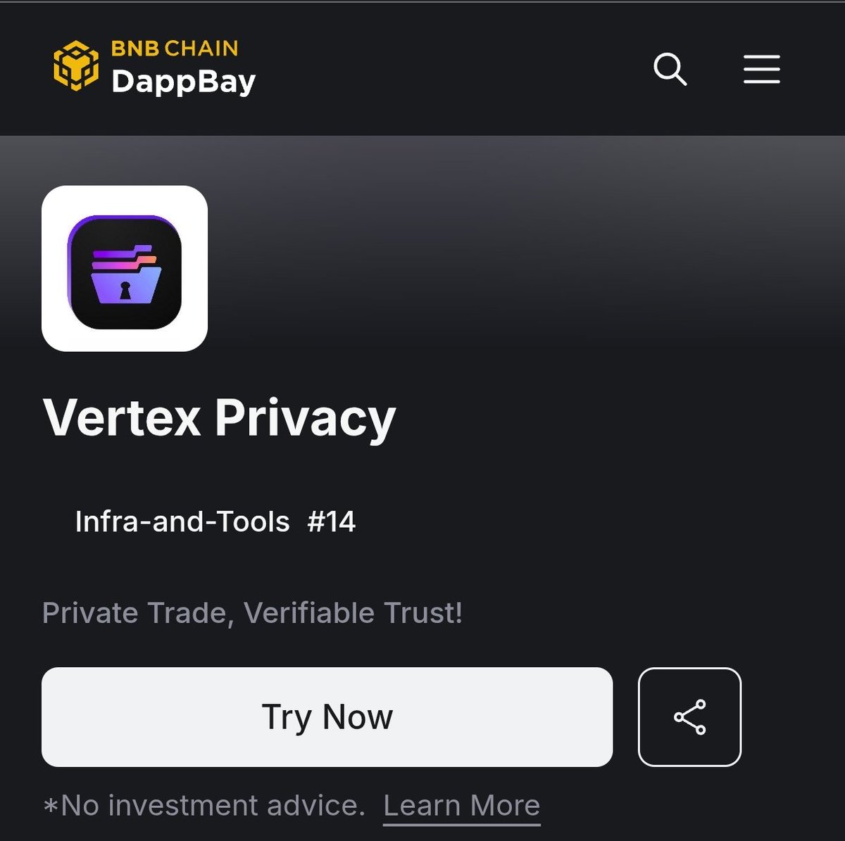 Vertex Privacy tweet media