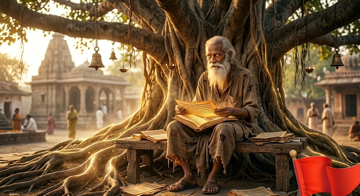 amanishshukla's tweet image. 6/
शब्द-विच्छेद: 'सील गुन हीना'
भ्रम: चरित्रहीन या बुरे आचरण वाला।
वास्तविक अर्थ: यहाँ 'सील-गुण' का अर्थ सांसारिक उपलब्धियाँ (Social Etiquette, धन, ऐश्वर्य) है। यदि कोई ज्ञानी साधनहीन है, फिर भी वह अपनी विद्या के कारण सम्मान का पात्र है।
#GyanVsInformation #SpiritualWisdom