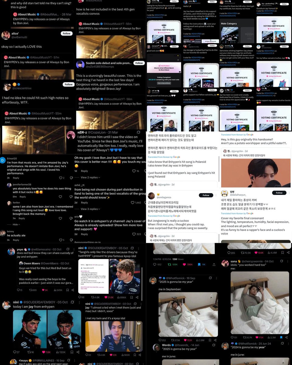 jay has always been true to himself. everything he does comes from sincerity and genuine effort, and it brings a positive impact to both himself and the people around him. that’s what makes people naturally fall for him.

he’s known for his sincerity in music, his vocals, stage