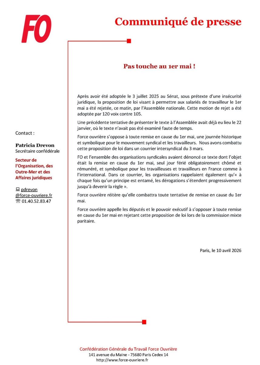Communiqué de presse de la Confédération.