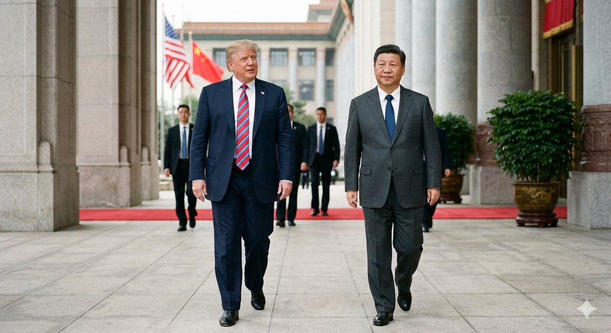Checkleap1's tweet photo. Trump warns of "big problems" for China if they supply weapons to the Iranian regime, signaling a major escalation in diplomatic pressure. The move underscores rising tensions over global security and trade. 🛡️🤝  
​#Trump #China #Iran #Geopolitics #BreakingNews https://t.co/CQFo2Yo8Ve