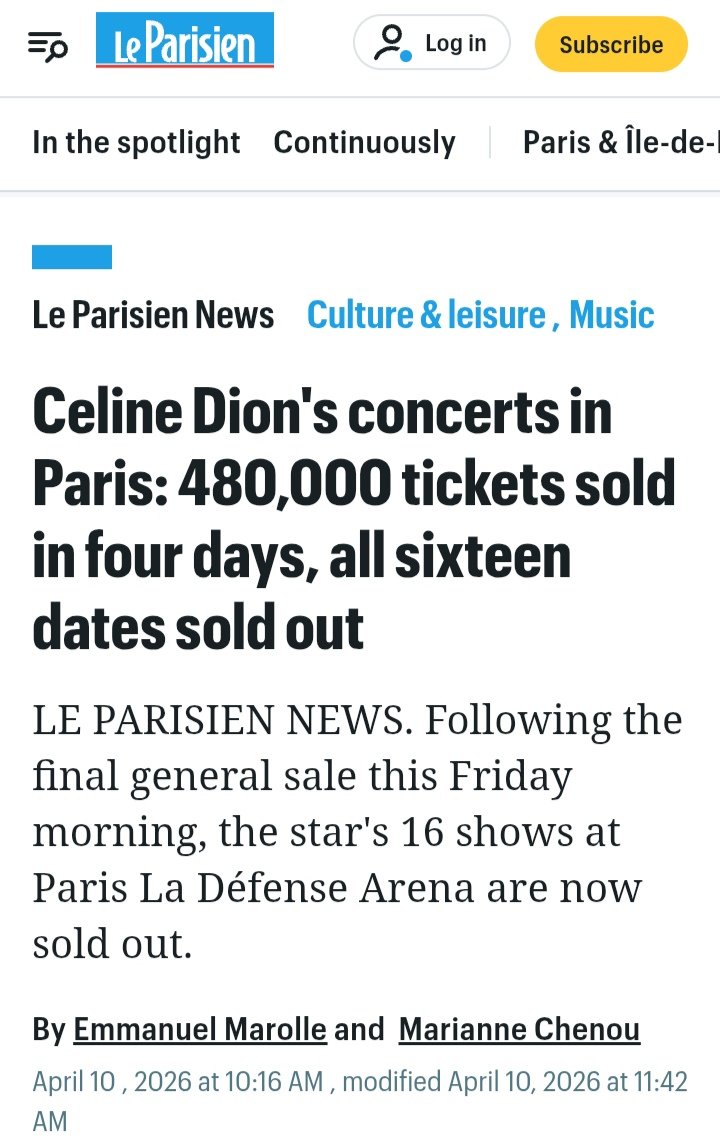 Céline Dion Crave tweet media