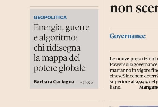 barbaracarfagna's tweet image. Al centro di tutte le guerre, l’#AI e l’#energia per i #Datacenter 

Il caos, dall’Ucraina all’Iran, diventa logica in questa impressionante analisi anonima che sta diventando virale via Whatsapp tra i ministri e Governanti del #Golfo. Chi è l’autore? Un uomo o un’AI? Ed è tutto