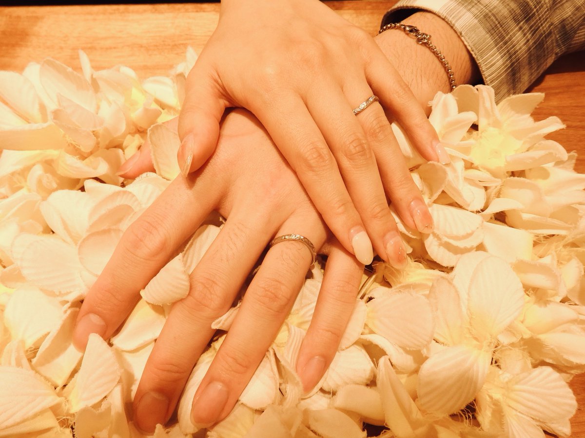 maile_sakae's tweet photo. オーダーメイドマリッジリング🌈
たくさんのショップの中から
マイレをお選びいただき
ご結婚指輪をお作りくださり
誠にありがとうございます🕊️
詳しくはInstagramから🌺
https://t.co/K2GOLnuEFr
#hawaiianjewelry #MAILE #マイレ
#ハワジュ名古屋 #結婚指輪栄
#オーダーメイド #ハワイ好き https://t.co/udYEG7UD0i